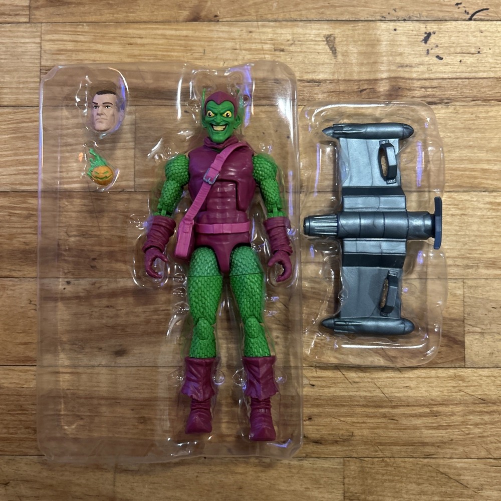 Marvel Legends 6" Inch Classic Retro Spider-Man Green Goblin Complete D2